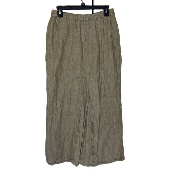 Vintage Flax 1990s Maxi Skirt Elastic Waistband No Tags Small - Picture 1 of 11